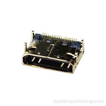 Nickel-plated C-type HDMI Female ConnectorNew